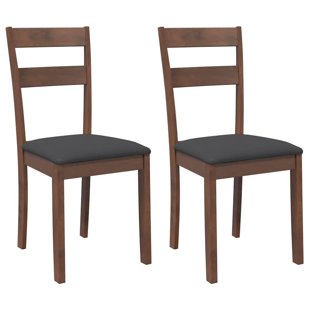 STUHL-SET 2 Stk Wehrbach 40/89/48 cm - Braun, Holz (40/89/48cm) - ZMH