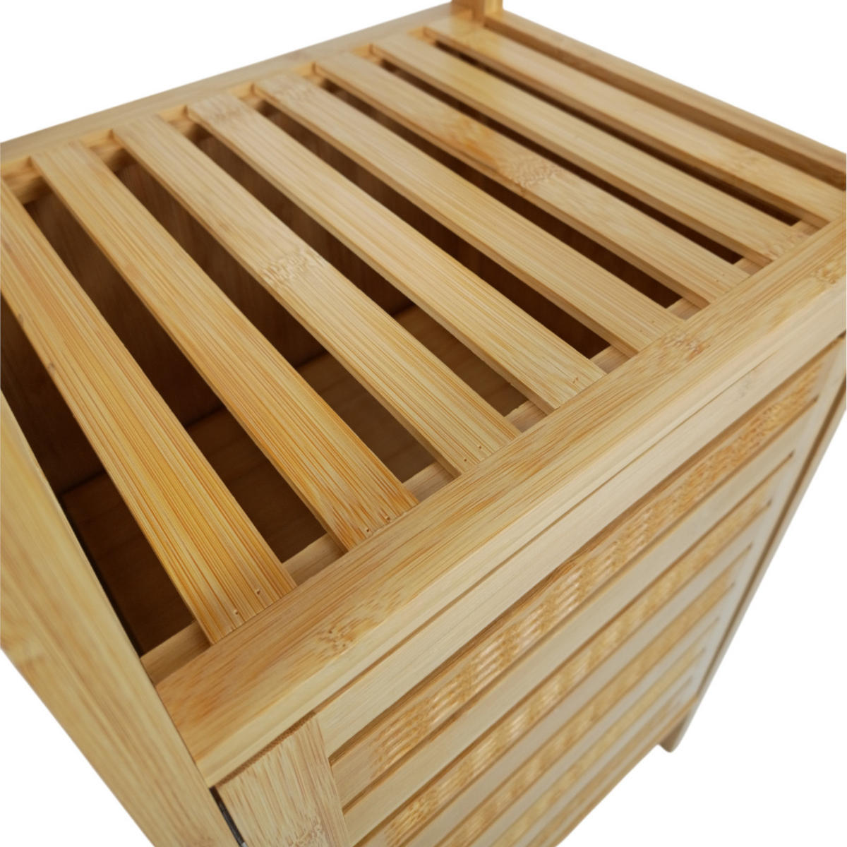 BADREGAL Bambus Naturfarben Schrank 80x33x28,5 cm - Naturfarben, Holz (33/80/28.5cm) - Begryf