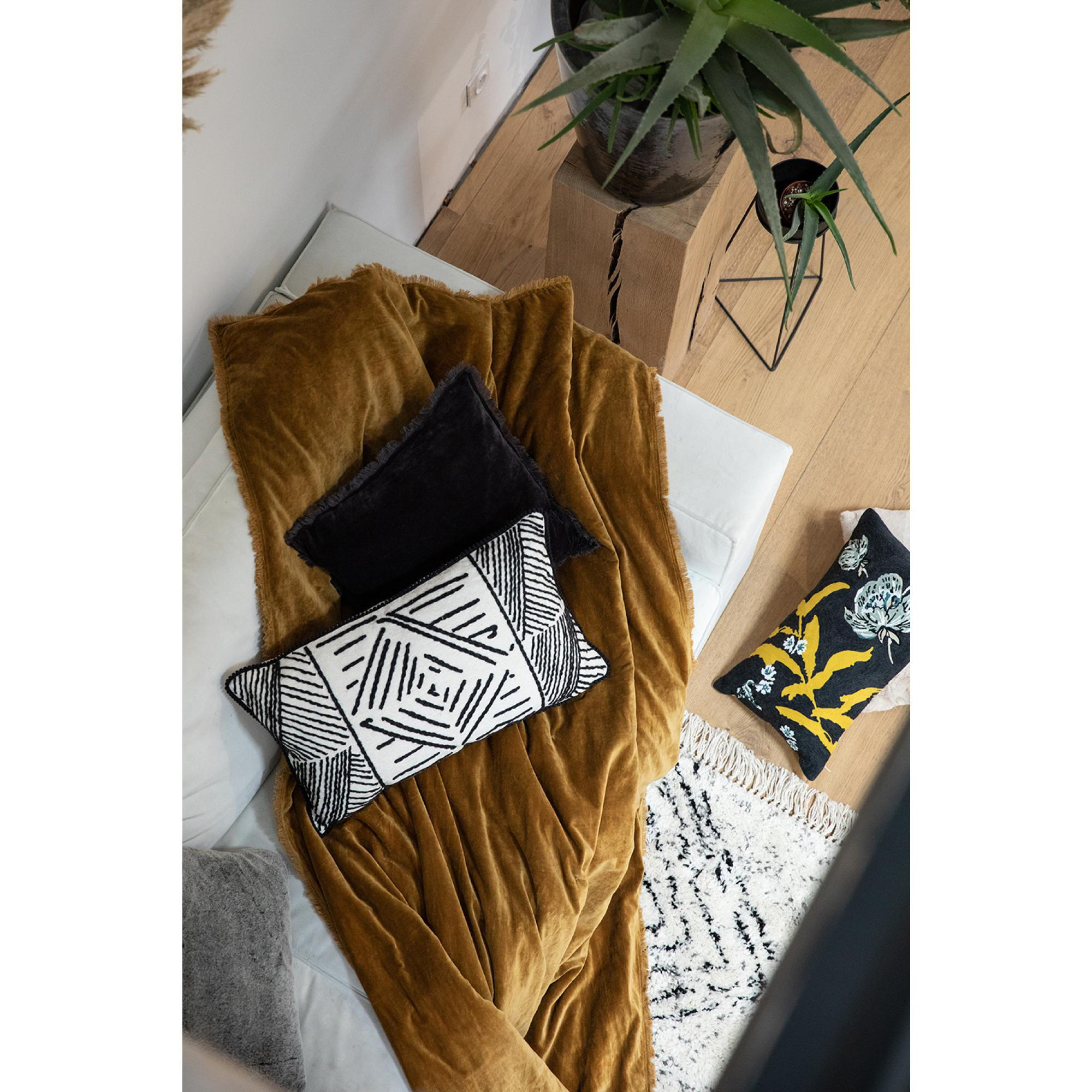 BETTÜBERWURF Fara leinen 240 x 260 cm - Braun, Textil (240/260cm) - Vivaraise