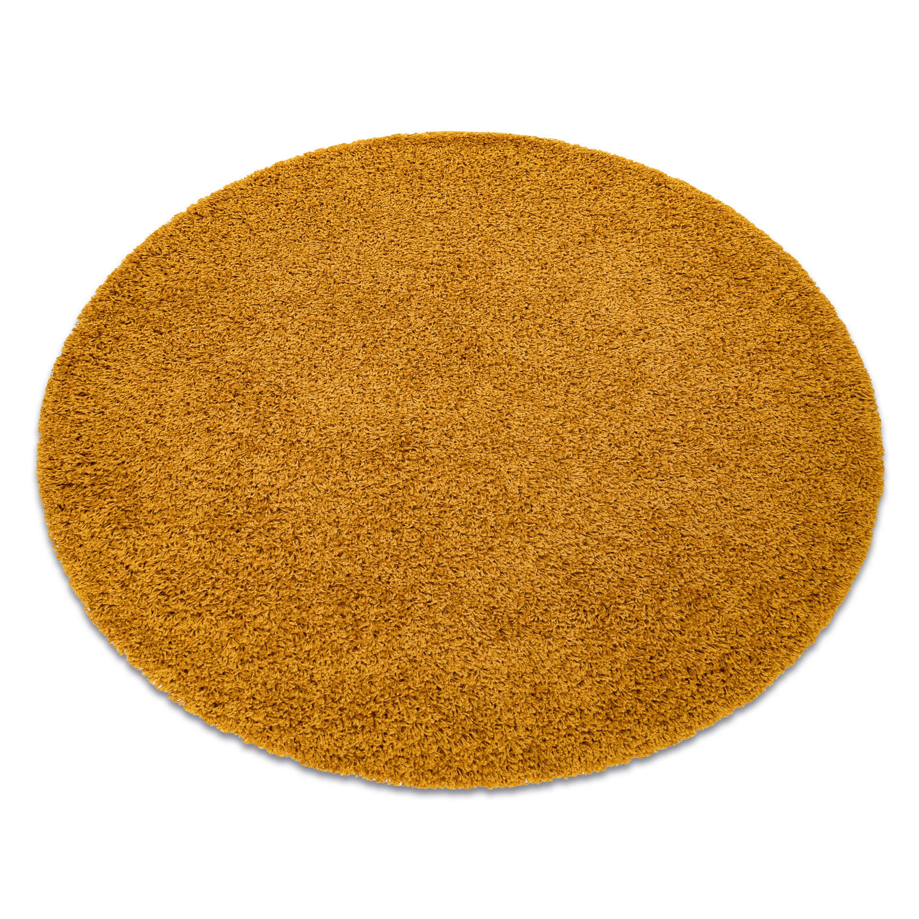 rugsX KULATÝ koberec SOFFI shaggy 5cm zlato 80 cm
