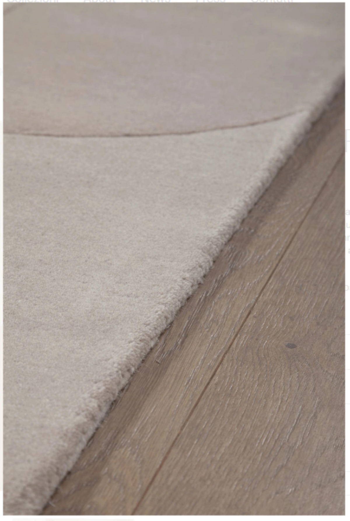 TEPPICH modern handgetuftet Wolle Viskose RICHMOND Beige 160 x 230 cm - Beige, Naturmaterialien (160/230cm) - Novatrend
