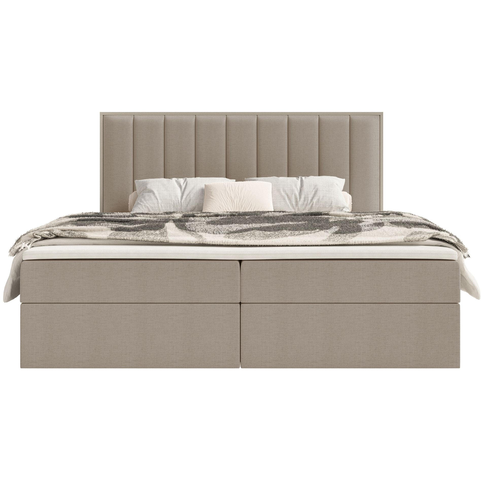 BOXBETT Togents Braun Chenille hydrophob 140x200 cm - Braun, Textil (140/200cm) - Selsey