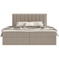 BOXBETT Togents Braun Chenille hydrophob 160x200 cm - Braun, Textil (160/200cm) - Selsey