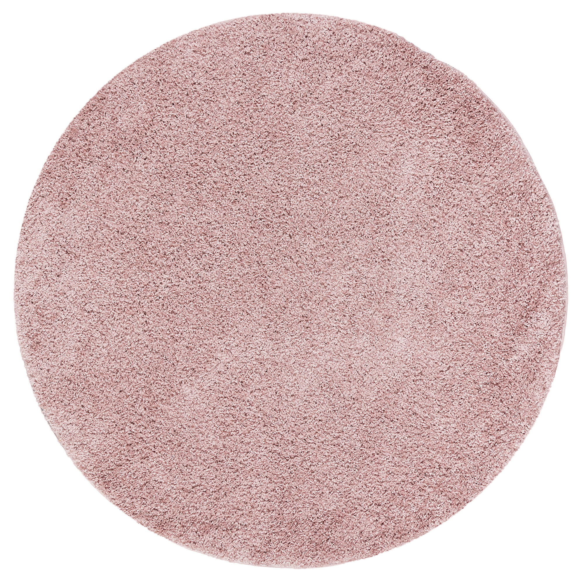 HOCHFLOR LANGFLOR TEPPICH ALOHA RUND - Altrosa, Textil (200/200cm) - Pergamon