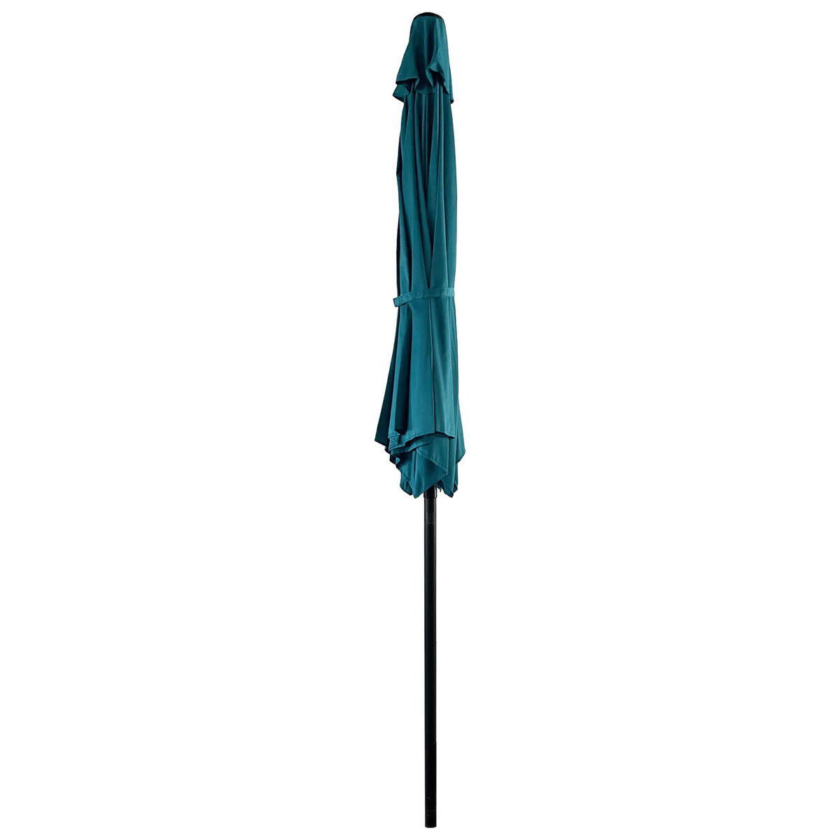 SONNENSCHIRM Hapuna Blau Ø 2,70 m - Blau, Textil (270/270cm) - Happy Garden
