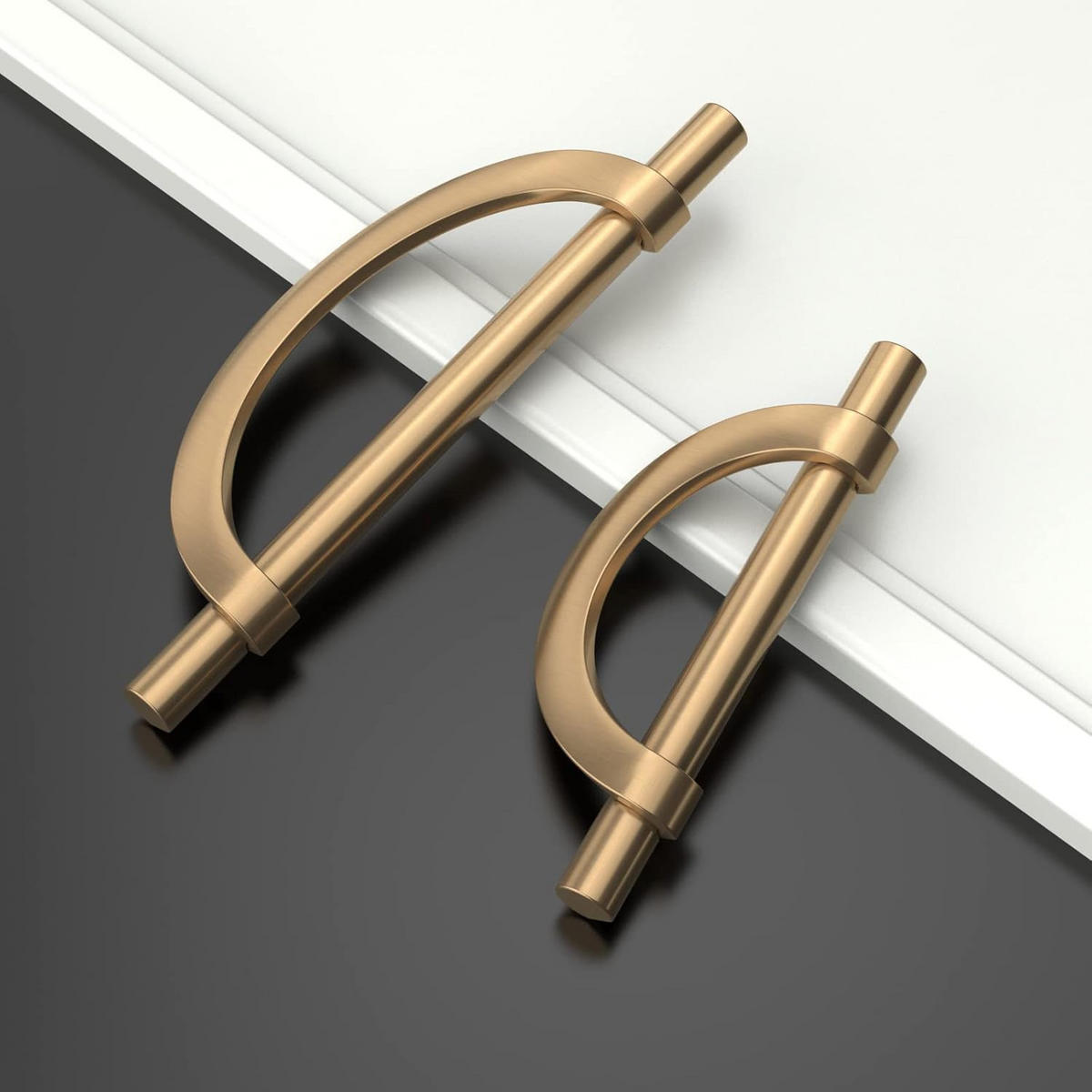 MÖBELGRIFF 4er-Set 128 mm Zinklegierung - Goldfarben, Metall (0.47/3/1.54cm)
