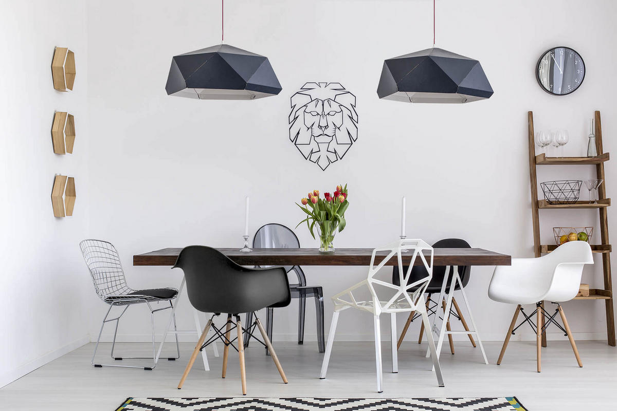 WANDDEKO Schwarz 80/61 cm - Schwarz, Metall (1.81/61/2cm) - KUNSTLOFT