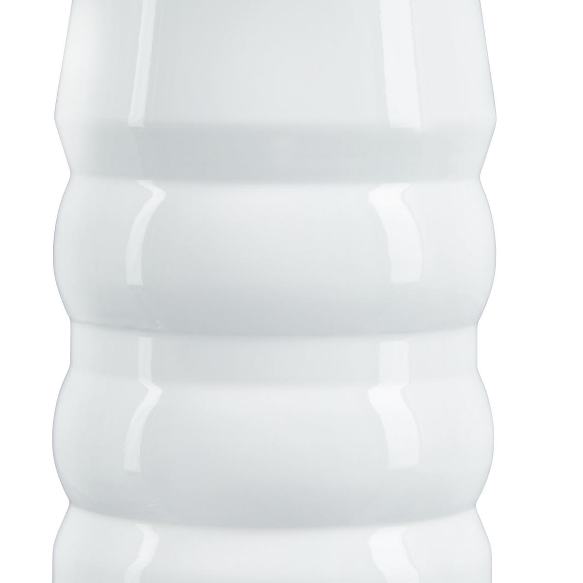 PFEFFERMÜHLE Keramikmahlwerk - Weiß, Holz/Keramik (5.5/39.5/5.5cm) - Relaxdays