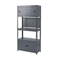 METALLREGAL JOHNNY - Anthrazit, Metall (80/180/42cm) - Jan Nowak