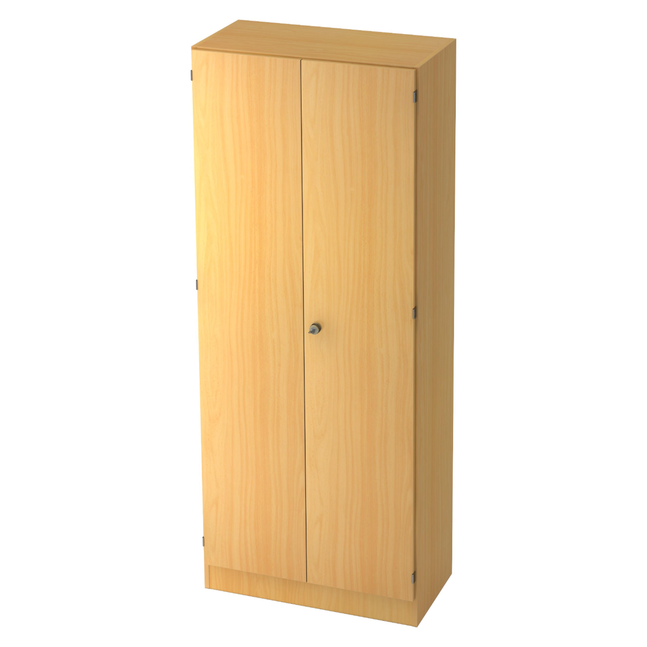 GARDEROBENSCHRANK 42/80/200,4 cm in Buchefarben - Buchefarben, Holzwerkstoff (80/200.4/42cm) - bümö