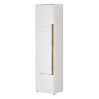 STAURAUMSCHRANK Crisp-61 - Weiß, Holzwerkstoff (50/200/40cm) - Lomado