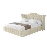 POLSTERBETT mit Bettkasten und Lattenrost, Bett mit Matratze H3/H4 - MODY 180x200 Beige - Taupe, Holzwerkstoff/Textil (180/200cm) - ALTDECOR