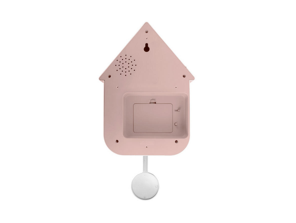 WANDUHR Dupla Color Cuckoo Rosa 21.5/21.5/41.5 cm - Pink, Kunststoff (21.5/41.5/21.5cm) - Karlsson