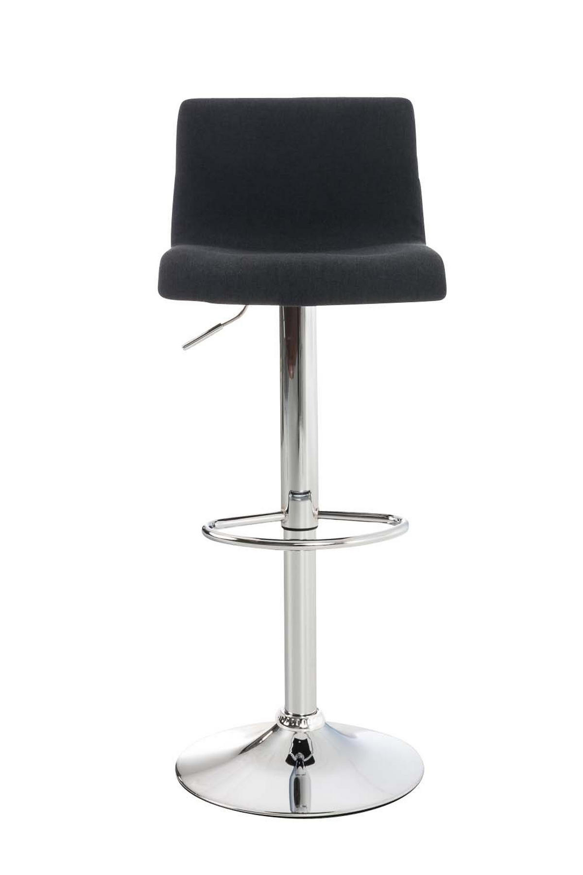 BARHOCKER Hover 84-104x39x36 cm schwarz - Schwarz, Textil (39/84/36cm) - furnicato