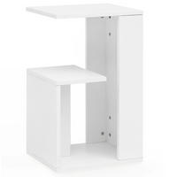 BEISTELLTISCH eckig AYVAZ Weiß - Weiß, Holzwerkstoff (35/30/61cm) - tinkaro