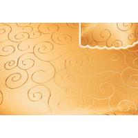 TISCHDECKE 110/180 cm Ornamente Gelb - Gelb, Textil (110/180cm) - TiborTex