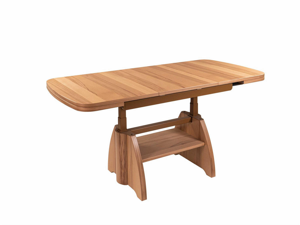 COUCHTISCH höhenverstellbar und ausziehbar Cicily 90x56x65 Kernbuche - Kernbuche, Holz (90/65/65cm) - 58aufmkessel
