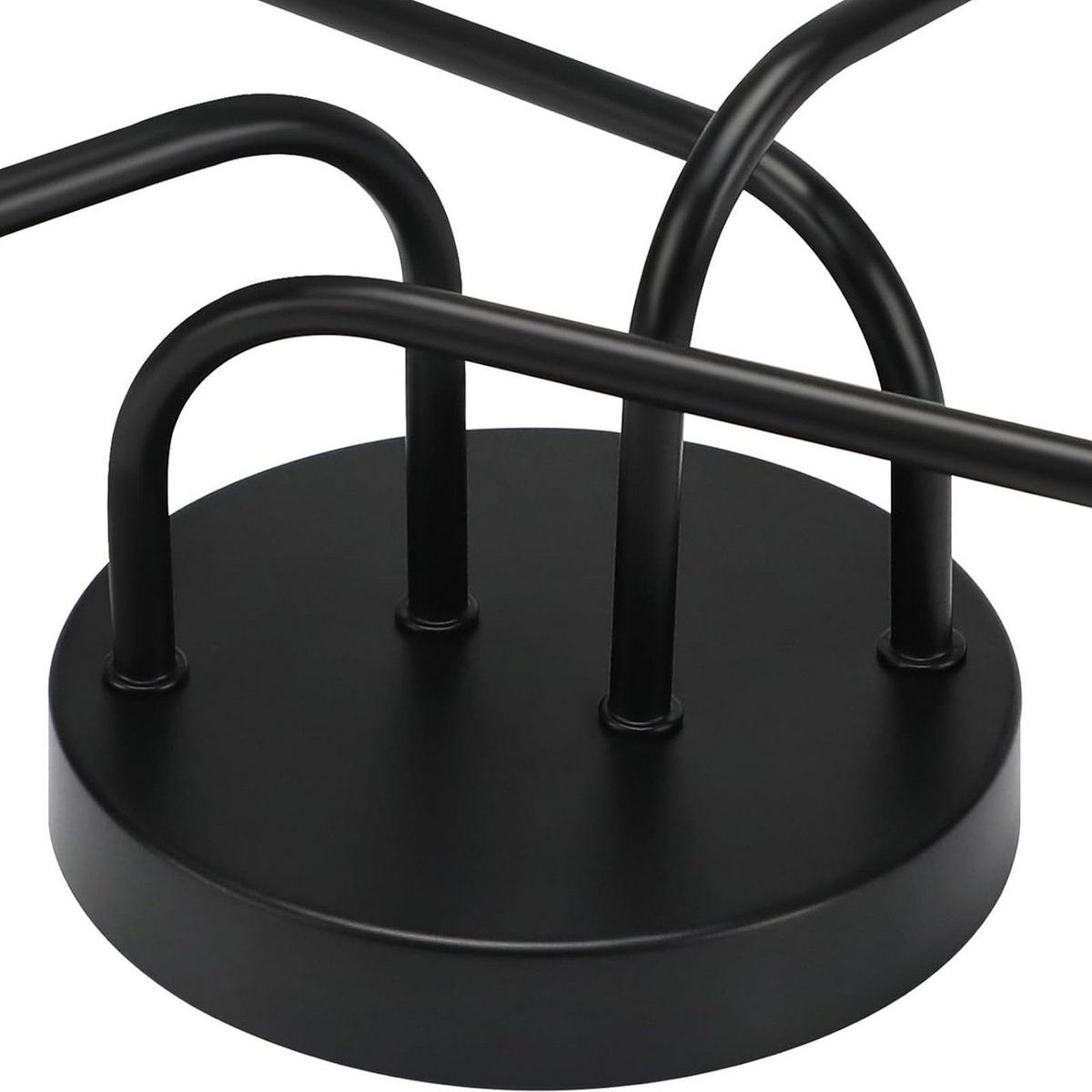 DECKENLEUCHTE Mandeville 44.5/44.5/14.5 cm - Schwarz, Metall (44.5/44.5/14.5cm) - Nettlife