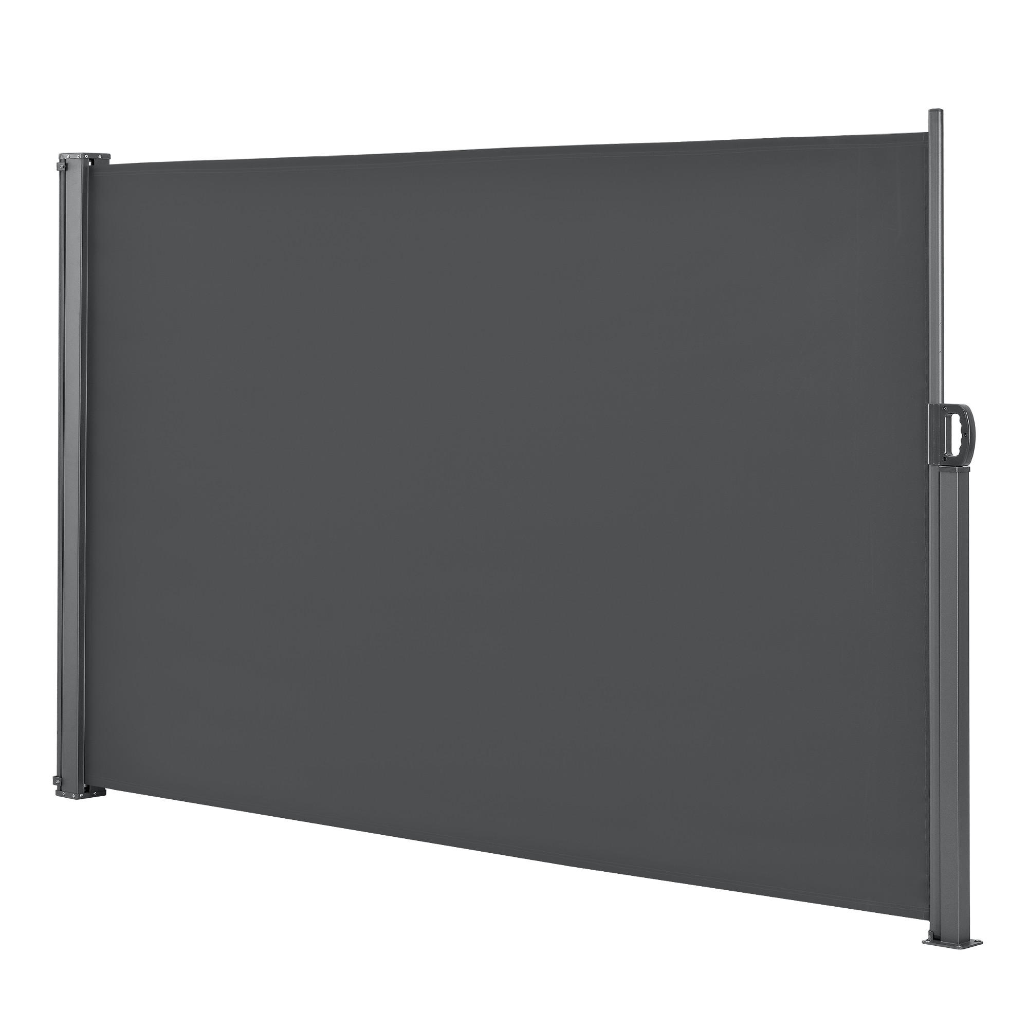 SEITENMARKISE Mulhacén - Dunkelgrau, Textil (300/160cm) - pro.tec
