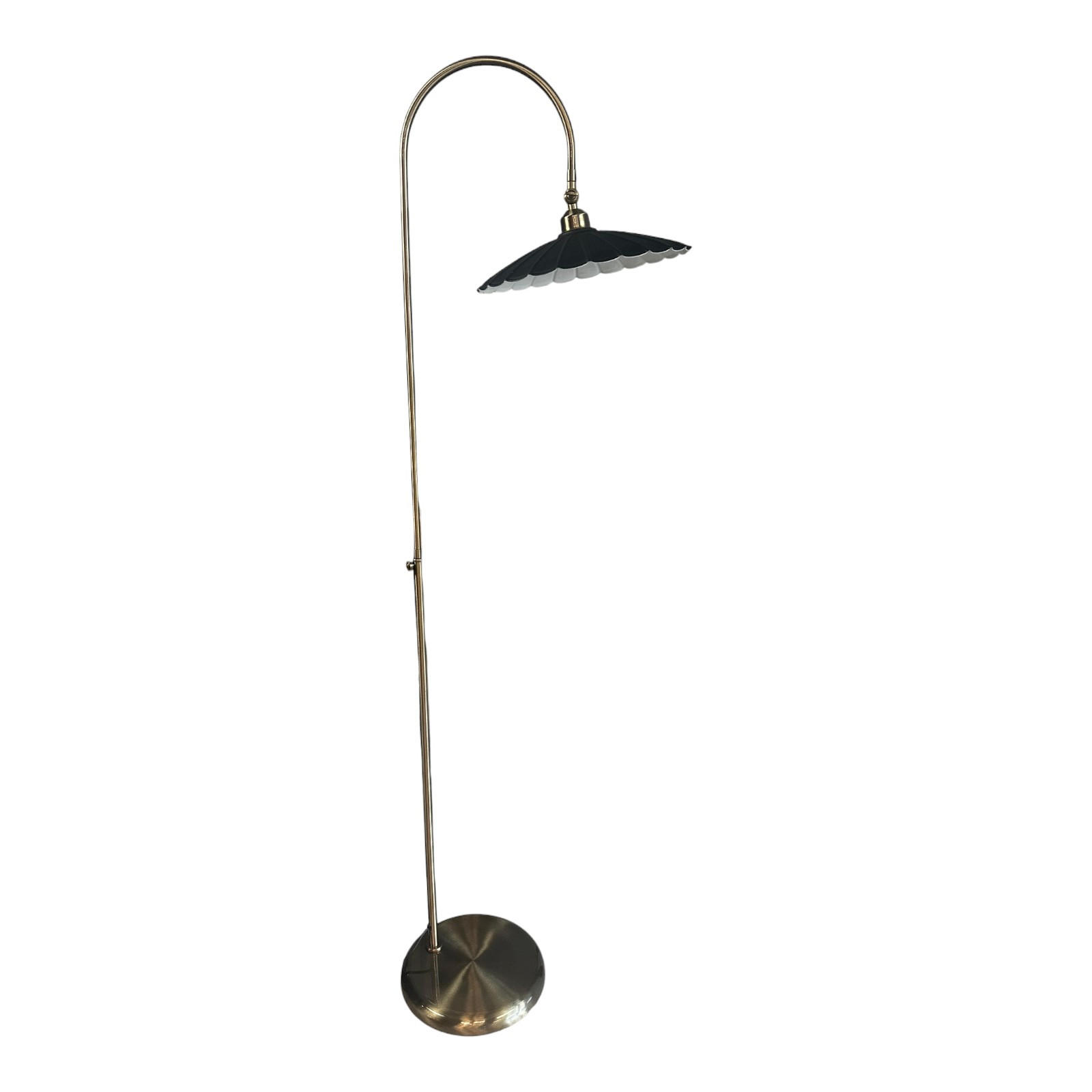 STEHLAMPE Axelor 170 Cm - Schwarz, Metall (30/30/170cm) - Bamyum