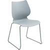BESUCHERSTUHL Kunststoff Grau - Grau, Kunststoff/Metall (47/86/50cm) - CLP