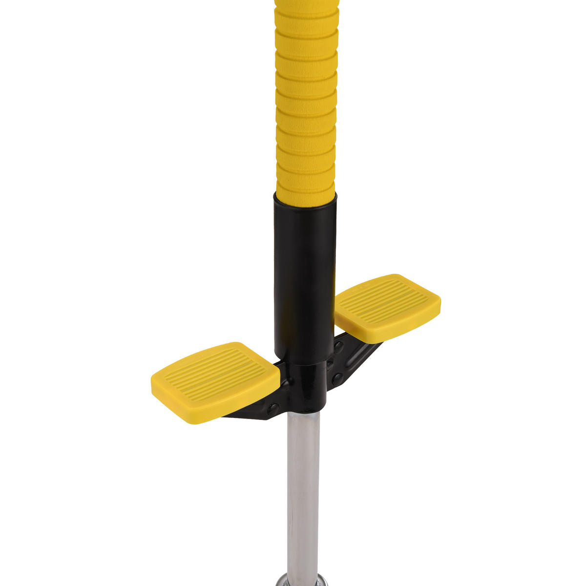 POGO-STICK - Gelb, Kunststoff/Textil (24/6cm) - Relaxdays