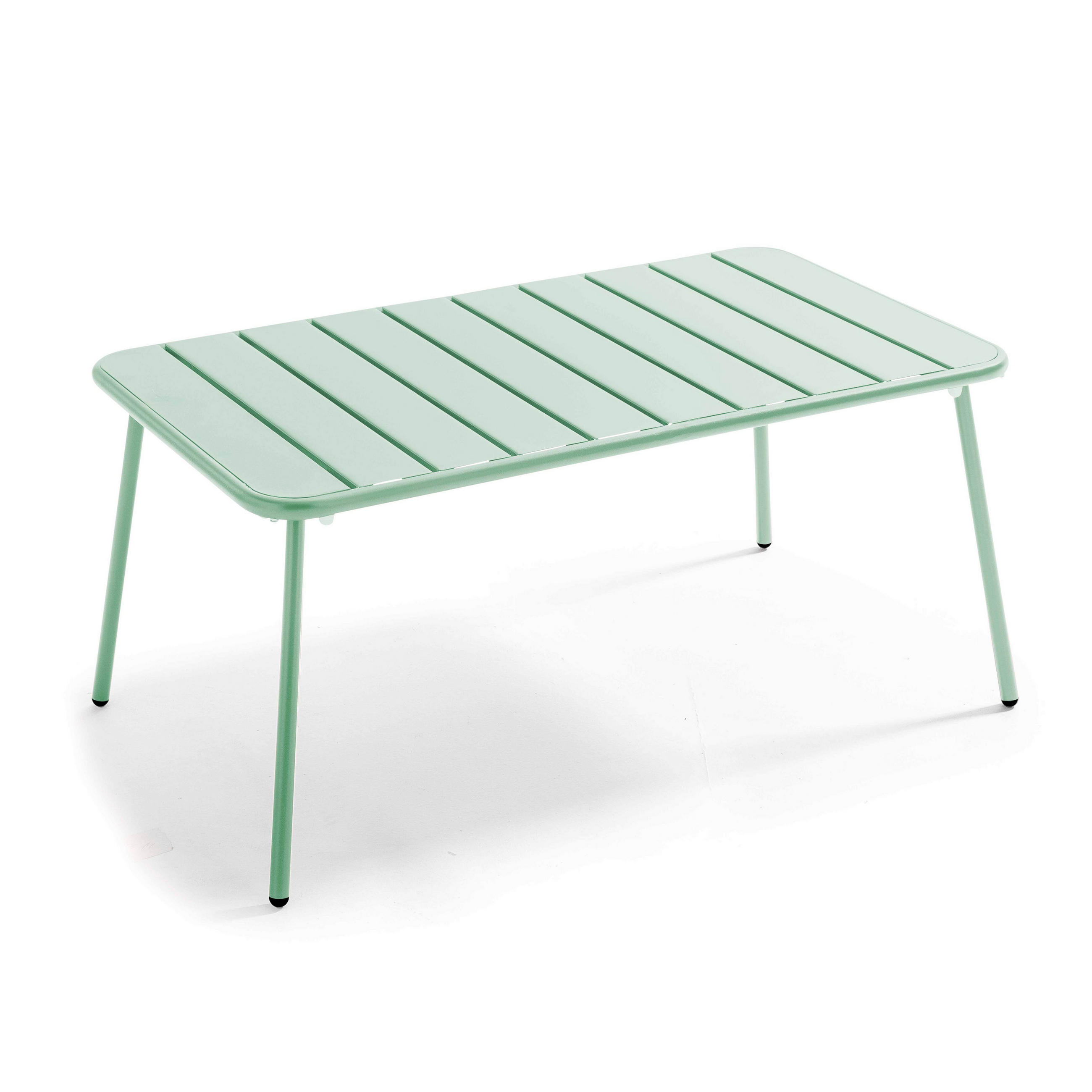 Oviala Garten-Loungetisch, Grün 50x40x90 cm