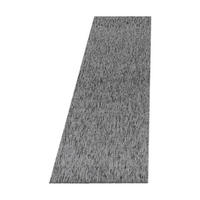 TEPPICH Kurzflor Unifarben Polypropylen saugroboter Wohnzimmer Grau Läufer 80x250 - Grau, Textil (80/250cm) - KADIMA DESIGN