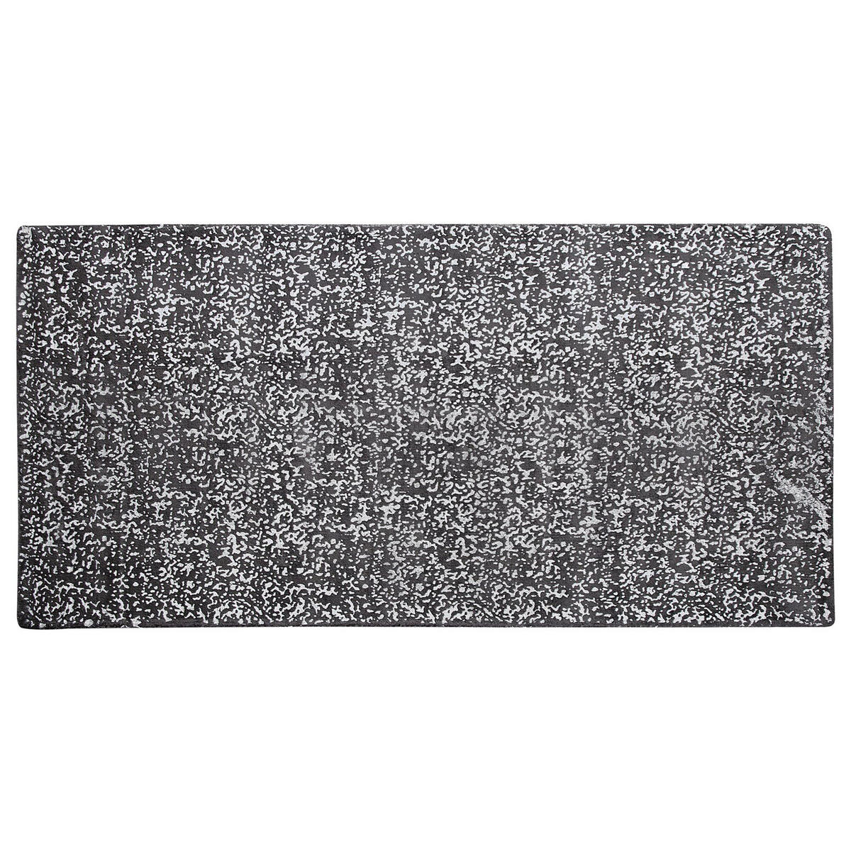 KURZFLOR-TEPPICH Esel 150/80 cm - Grau, Naturmaterialien (80/150cm) - Beliani