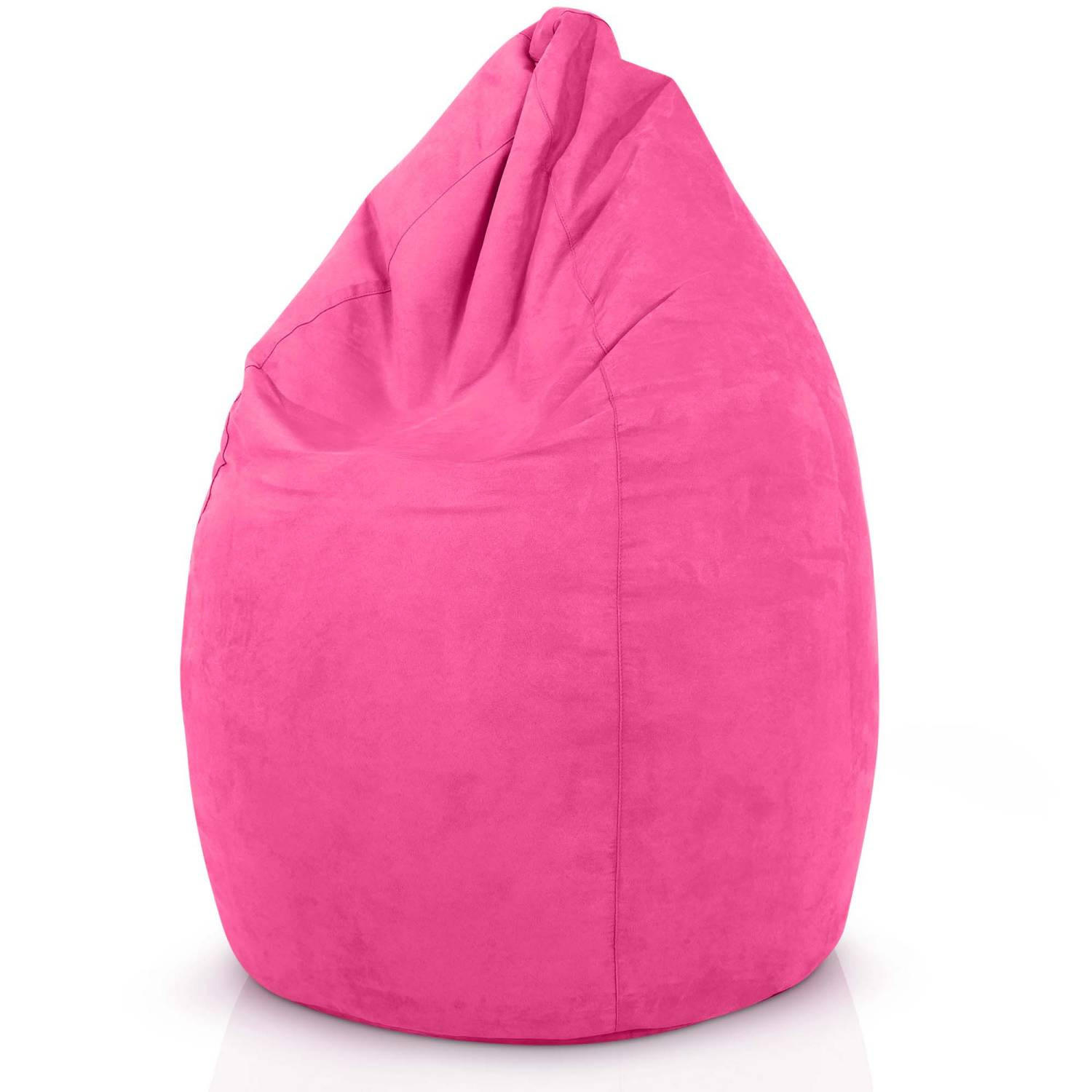 SITZSACK "Drop" 60x60x90cm - 220L - Pink, Textil (60/90/60cm) - Green Bean