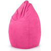 SITZSACK "Drop" 60x60x90cm - 220L - Pink, Textil (60/90/60cm) - Green Bean