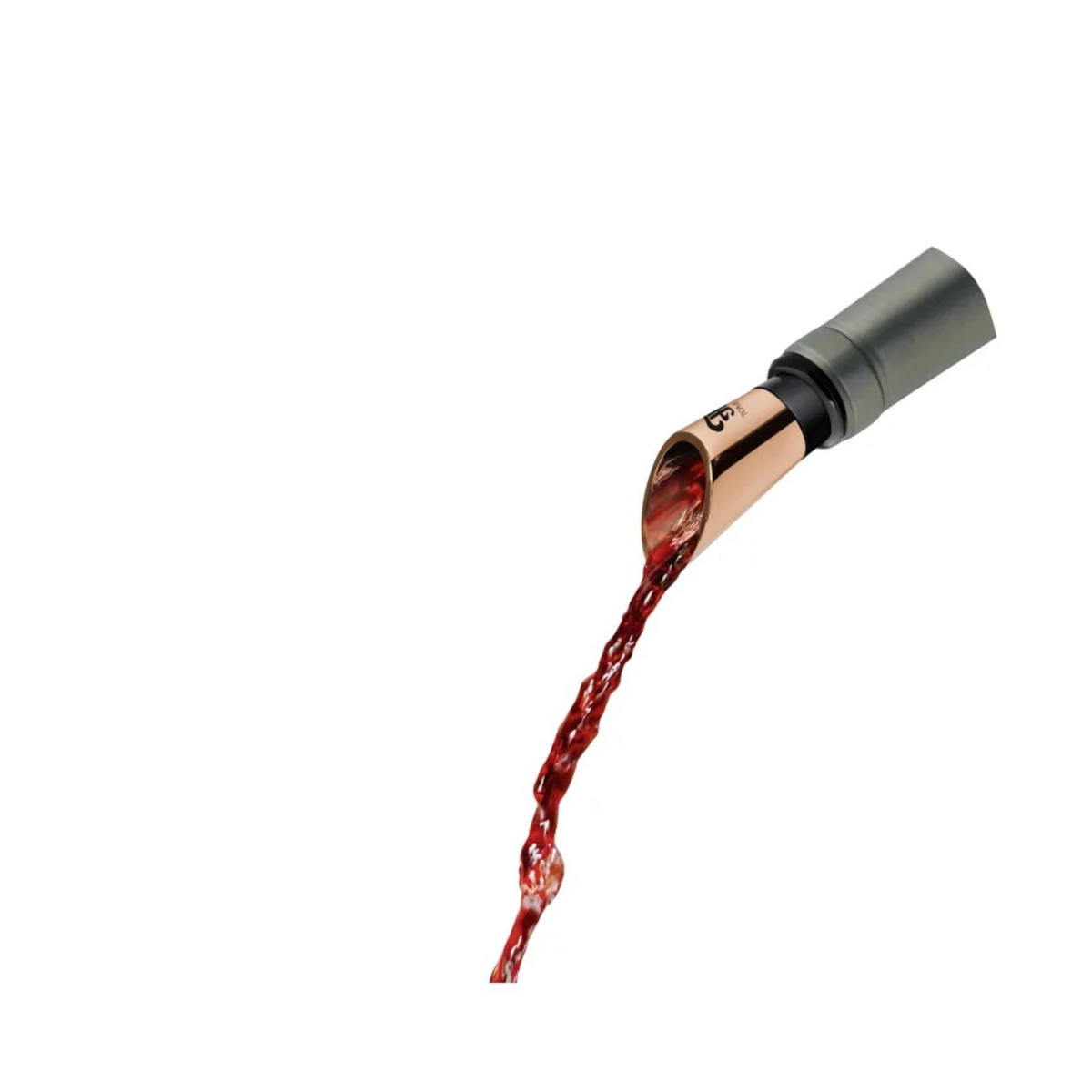 BARAUSSTATTUNG Hochwertiger Ausgießer, Edelstahl, Kupfer-Optik, tropfenfrei - Kupferfarben, Metall (3/7/3cm) - ich-zapfe