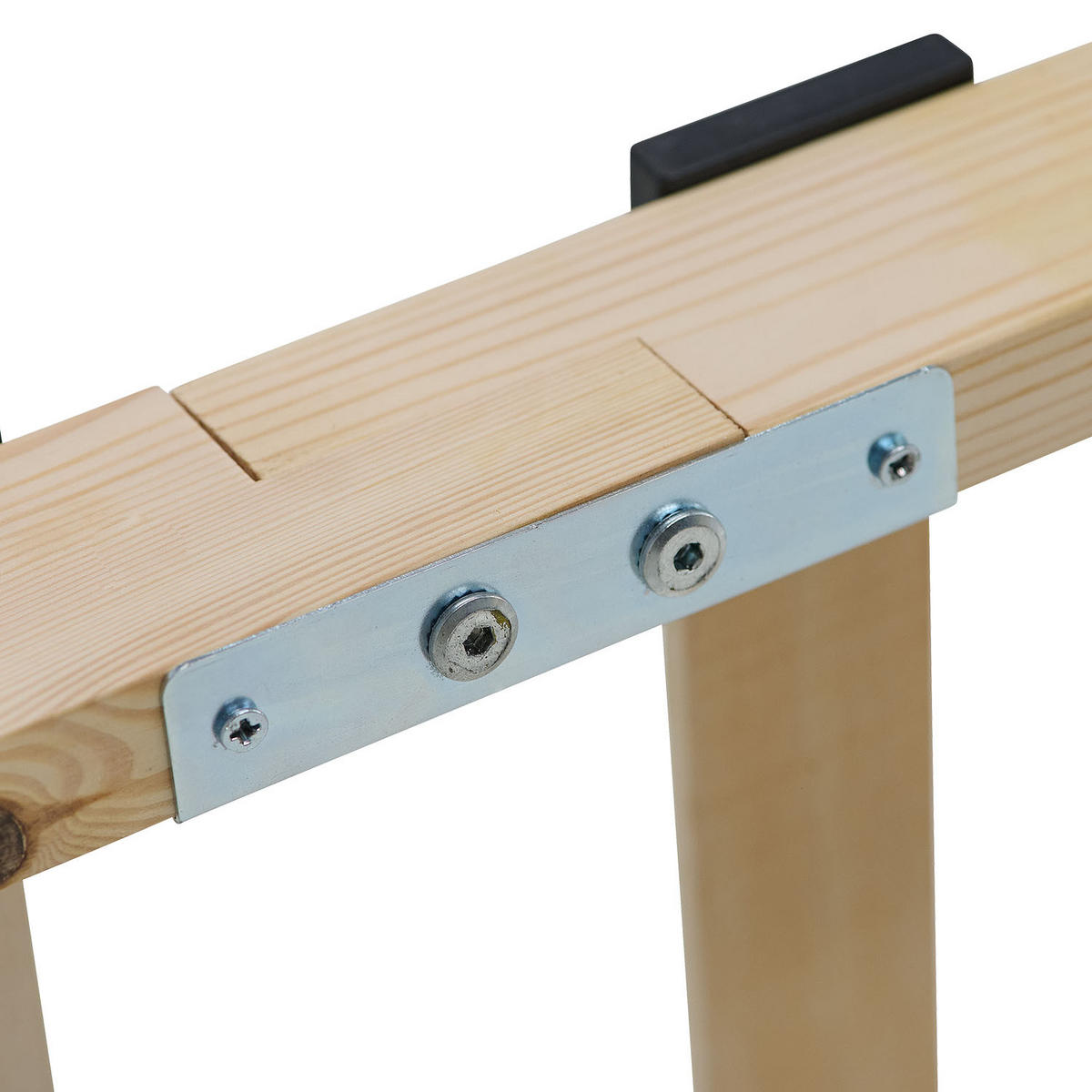 LATTENROST 90/200 cm Rollrost - Braun, Holz - Homestyle4u
