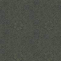 VLIESTAPETE Tapete Ringelblume Faserig Grün - Grün, Papier/Kunststoff (52/1000cm) - Graham & Brown