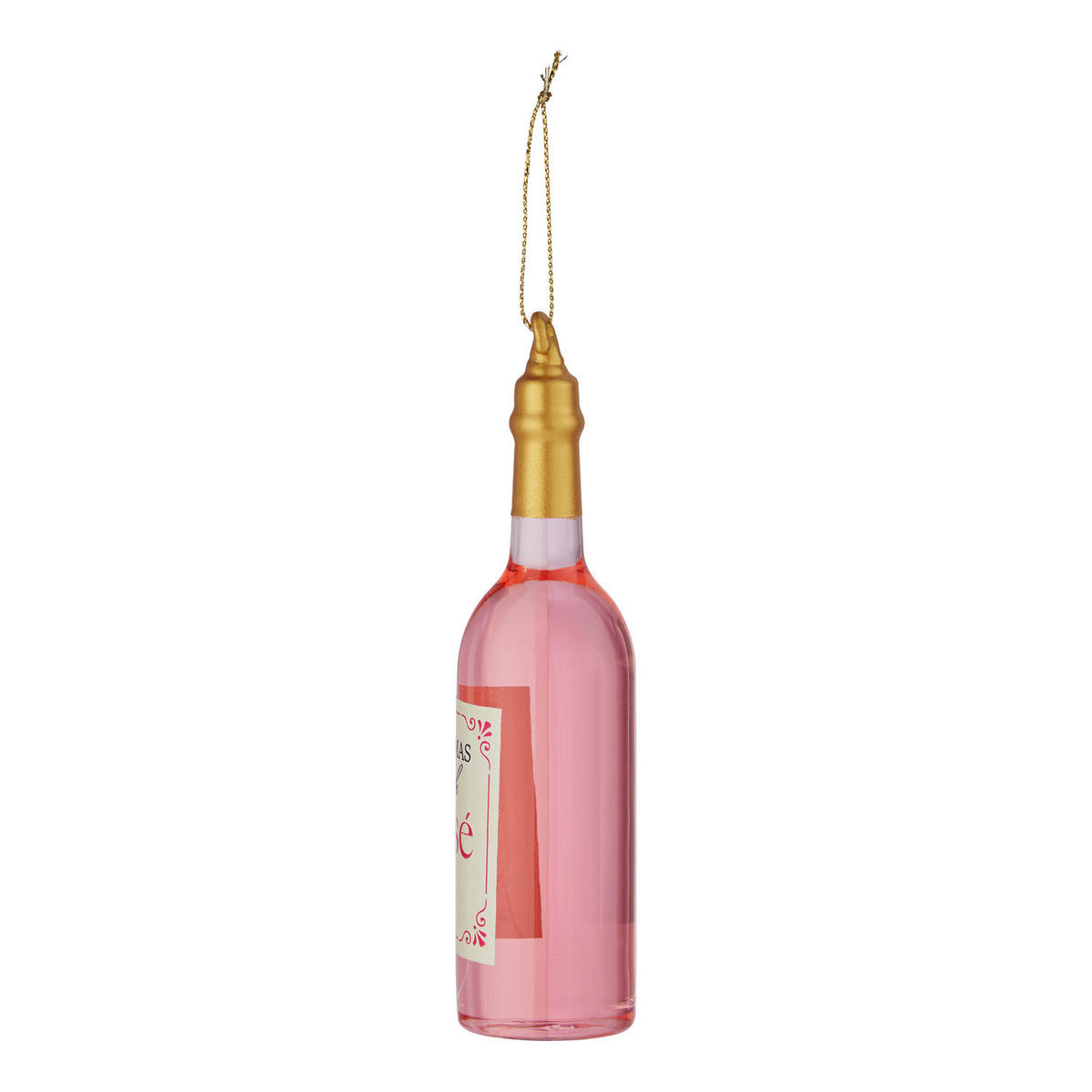 ANHÄNGER HANG ON Rose Wein - Pink, Glas (3/14/3cm) - Butlers