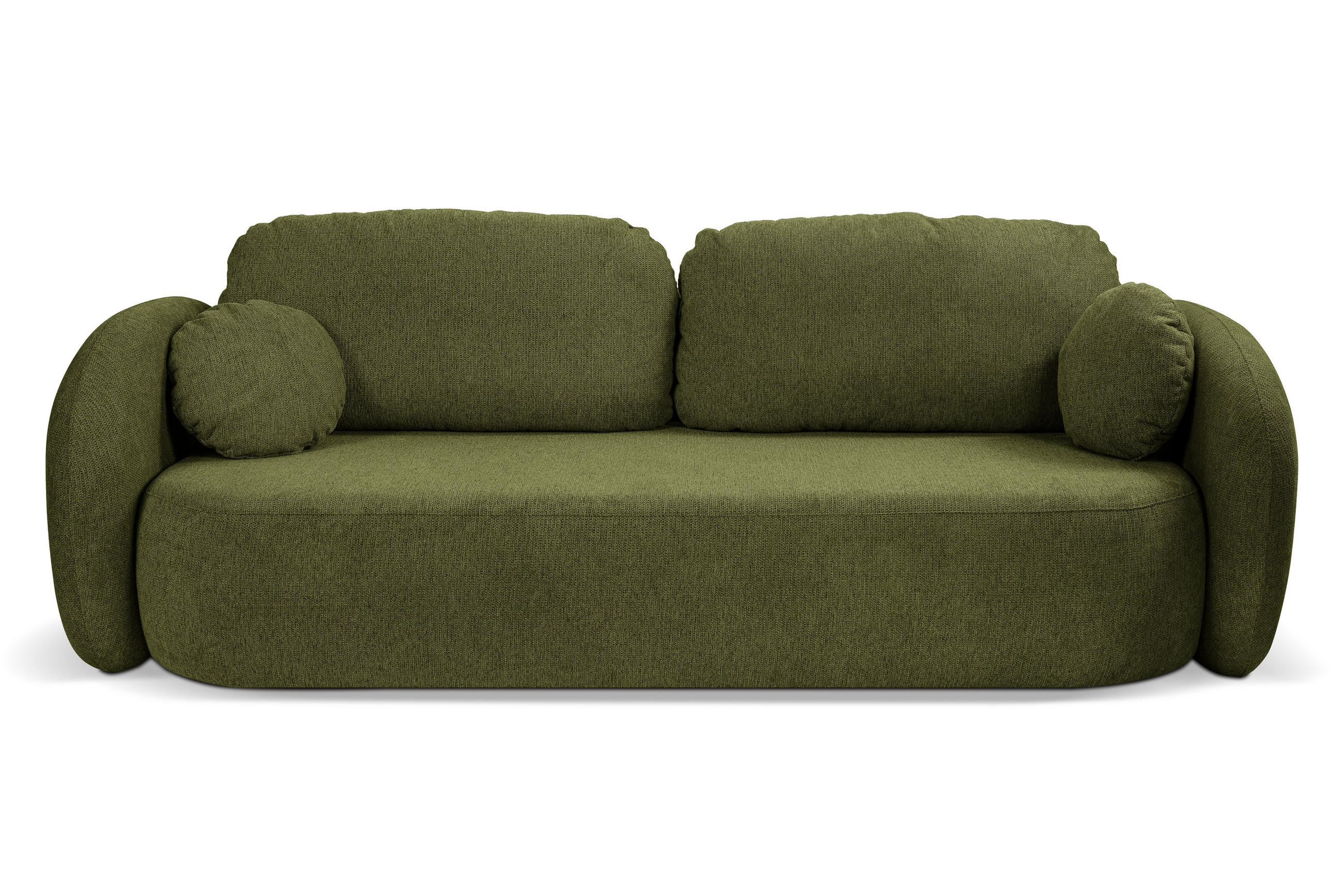 Masseno Bettsofa Grün 238x86.5x101 cm