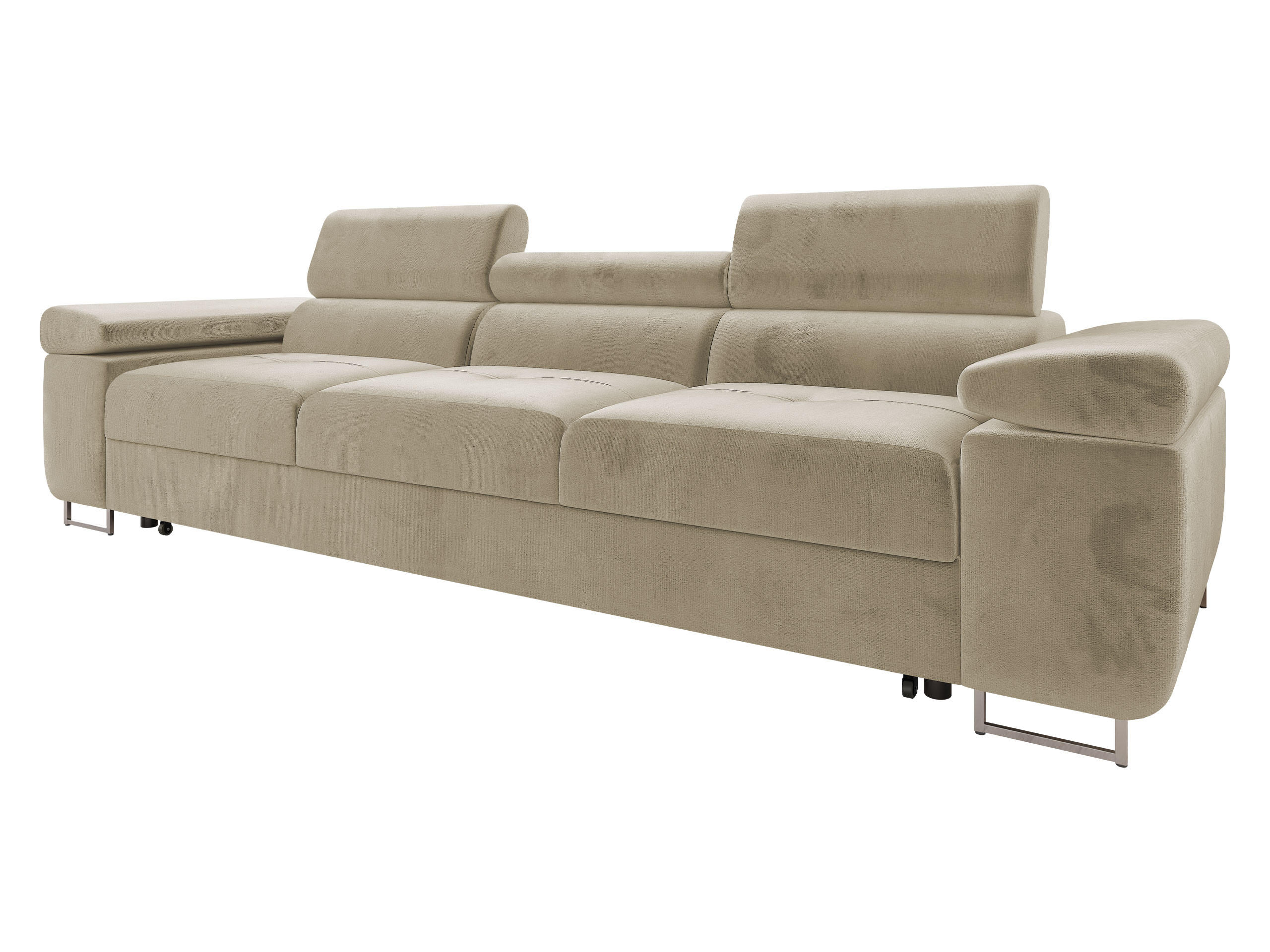SCHLAFSOFA Torezio 3 Bis - Beige, Holz/Textil (263/90/102cm) - MIRJAN24