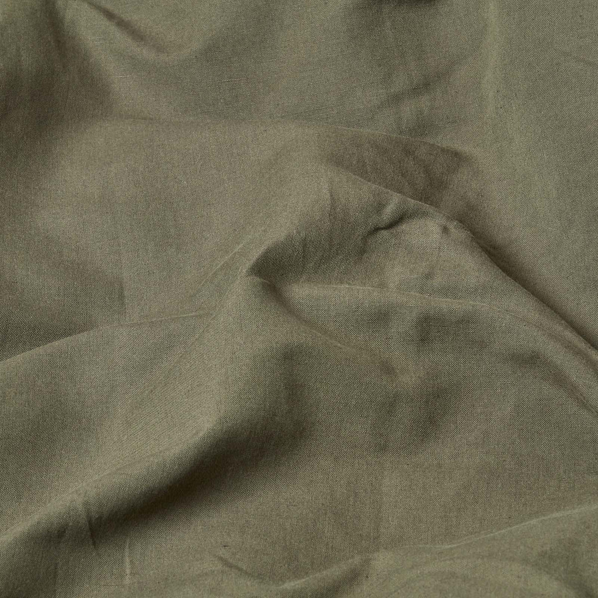 BETTWÄSCHE Leinen - Olivgrün, Textil (260/220cm) - Homescapes