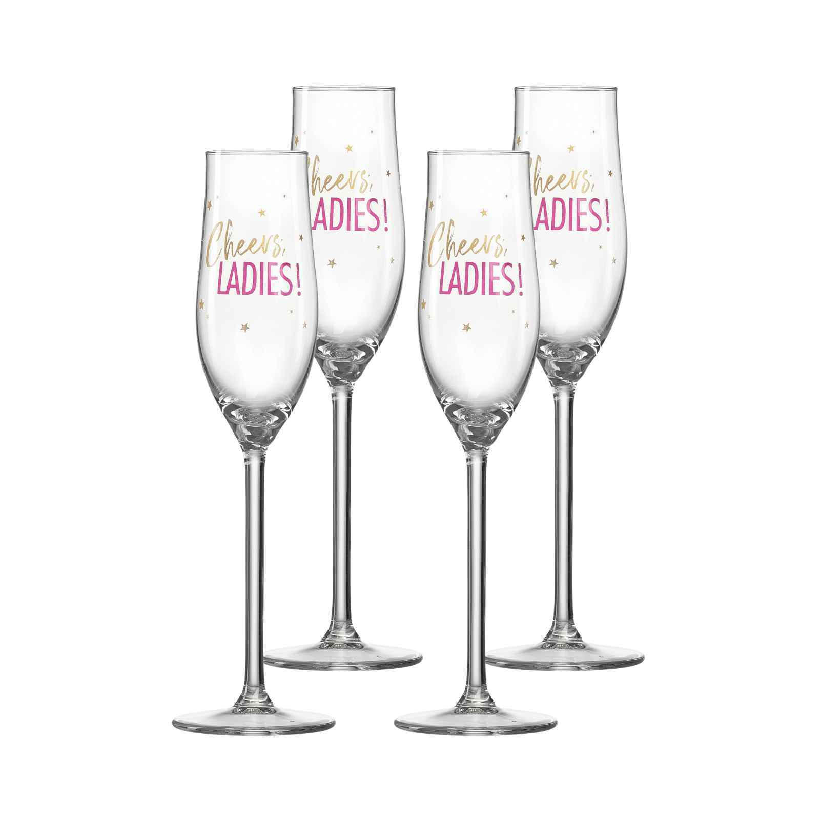 SEKTGLÄSER Mädels transparent 190 ml 4er Set - Transparent, Glas (0.19L) - Ritzenhoff Breker