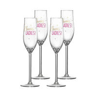 SEKTGLÄSER Mädels transparent 190 ml 4er Set - Transparent, Glas (0.19L) - Ritzenhoff Breker