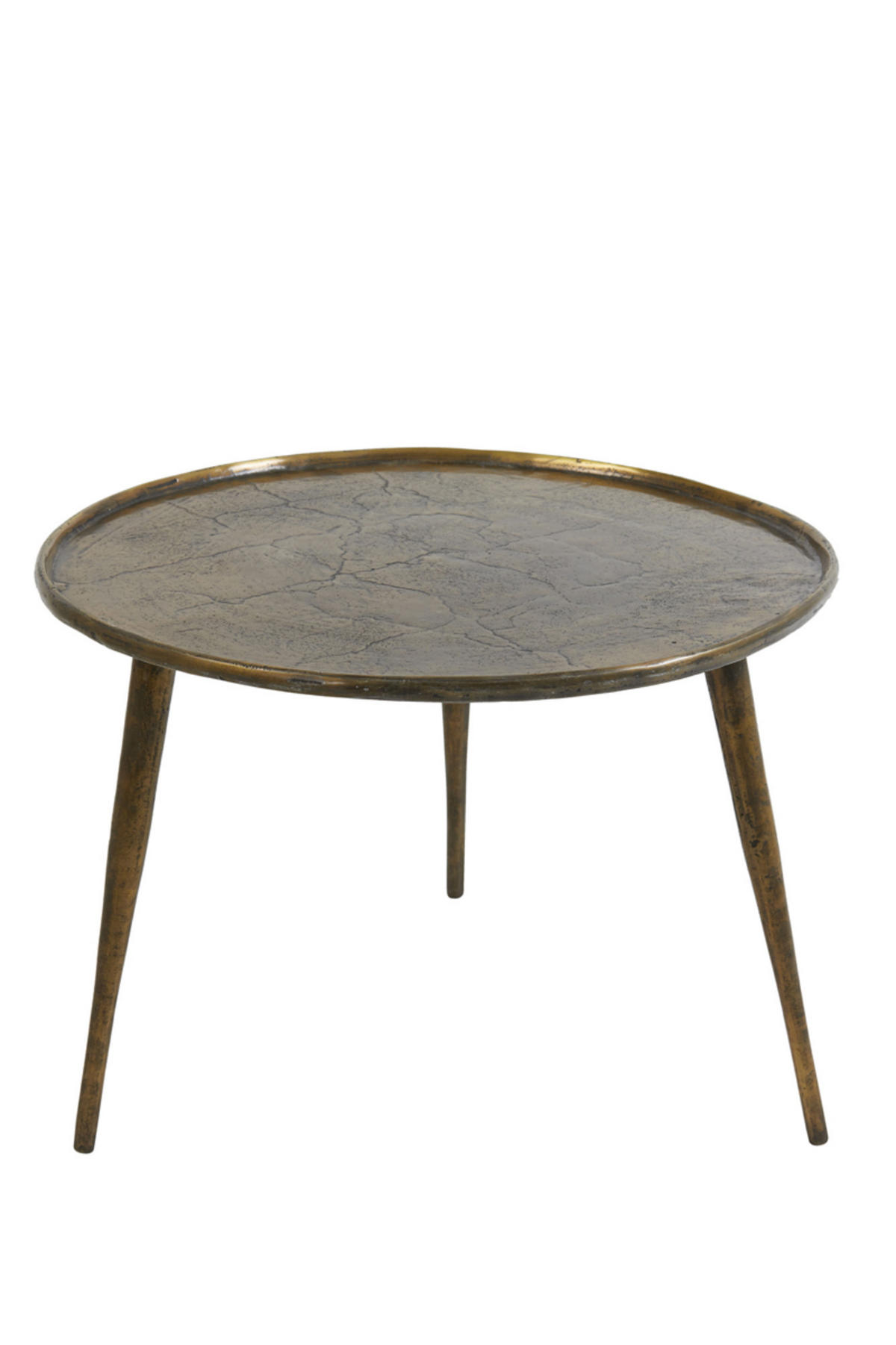 BEISTELLTISCH Babina Bronze Ø59/41 cm - Bronzefarben, Metall (59/59/41cm) - Light & Living