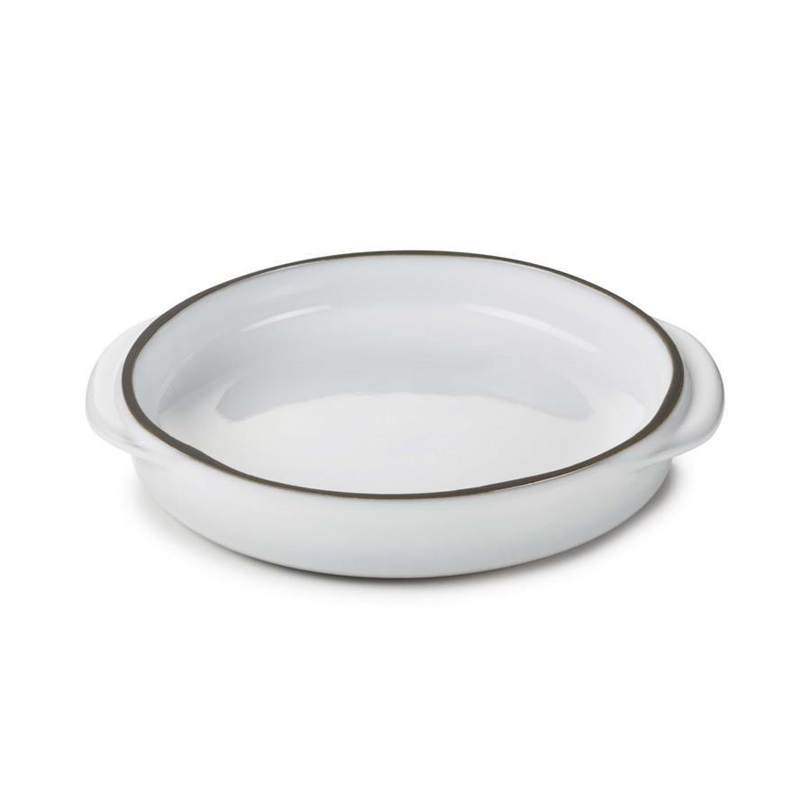 SCHÄLCHEN mit Griffen CARACTERE 14 cm Kumuluswolke - Weiß, Keramik (14cm) - Revol Porcelaine France