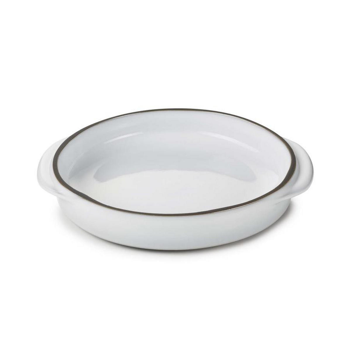 SCHÄLCHEN mit Griffen CARACTERE 14 cm Kumuluswolke - Weiß, Keramik (14cm) - Revol Porcelaine France