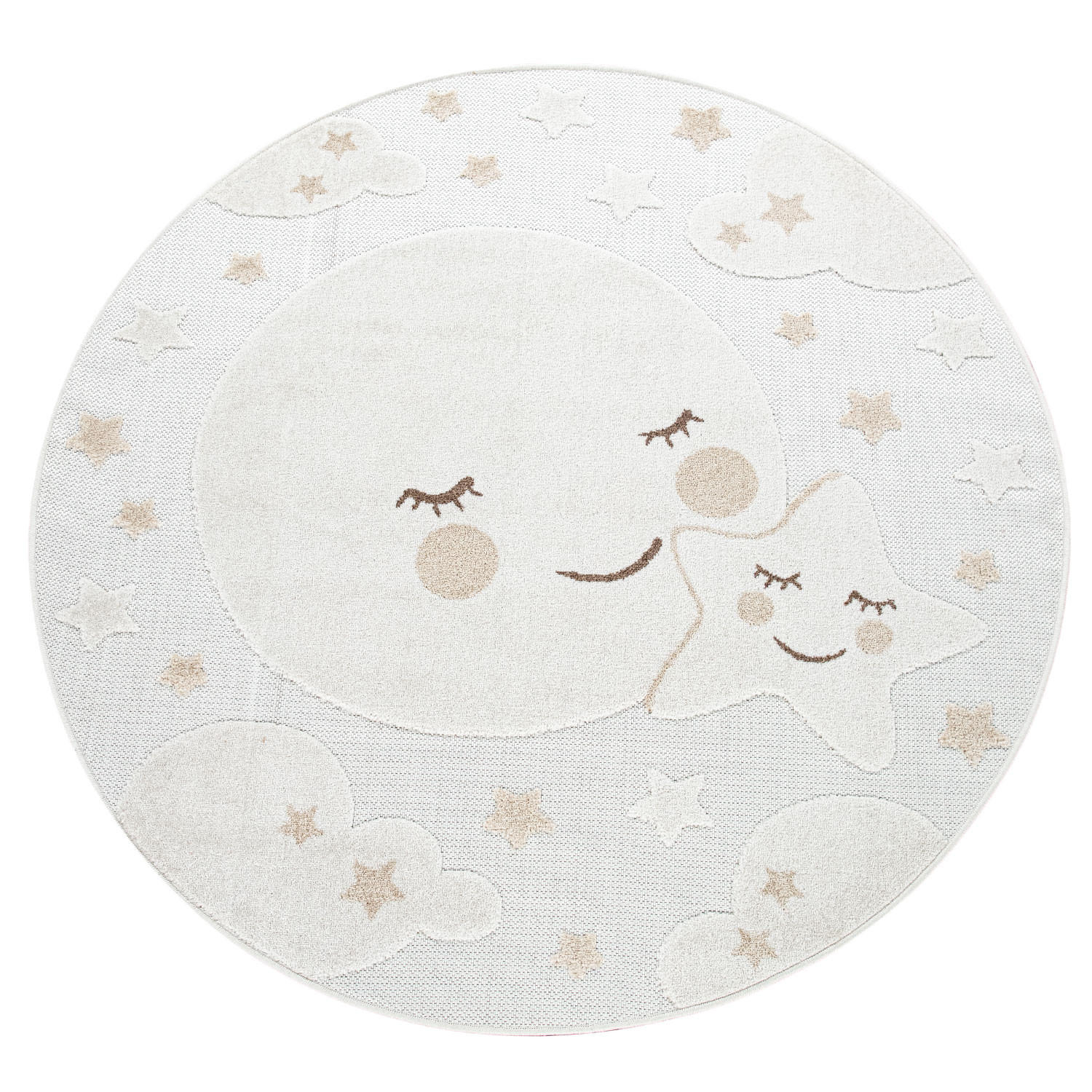 KINDERTEPPICH 160/160 cm Tweet 465 - Creme, Textil (160/160cm) - Paco Home