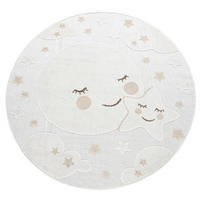 KINDERTEPPICH 160/160 cm Tweet 465 - Creme, Textil (160/160cm) - Paco Home