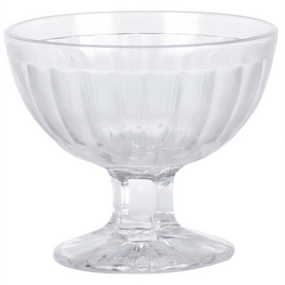 EISBECHER Stripe 200 ml 3er-Set - Transparent, Glas (10cm) - Excellent Houseware