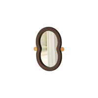 SPIEGEL Agate Braun aus Dunkles Mindiholz - Braun, Holz (40/60/3cm) - Tikamoon