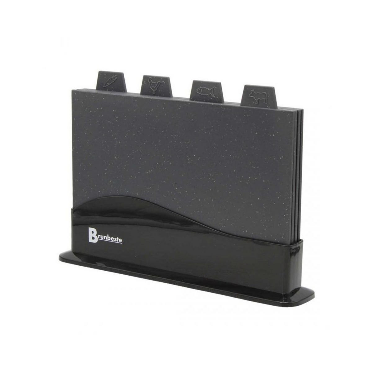SCHNEIDEBRETT Graphit 30/23.5/7 cm 66105 - Graphitfarben, Kunststoff (23.5/30cm) - Brunbeste