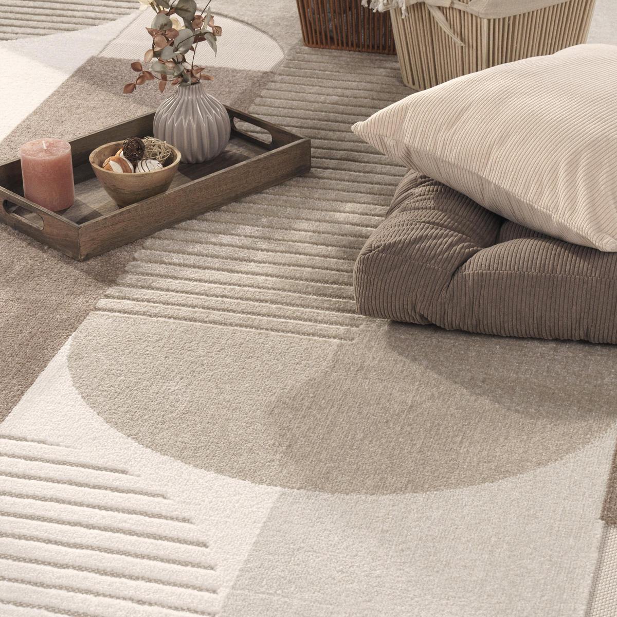 OUTDOORTEPPICH 120/160 cm Cotton 239 - Beige, Textil (120/160cm) - Paco Home