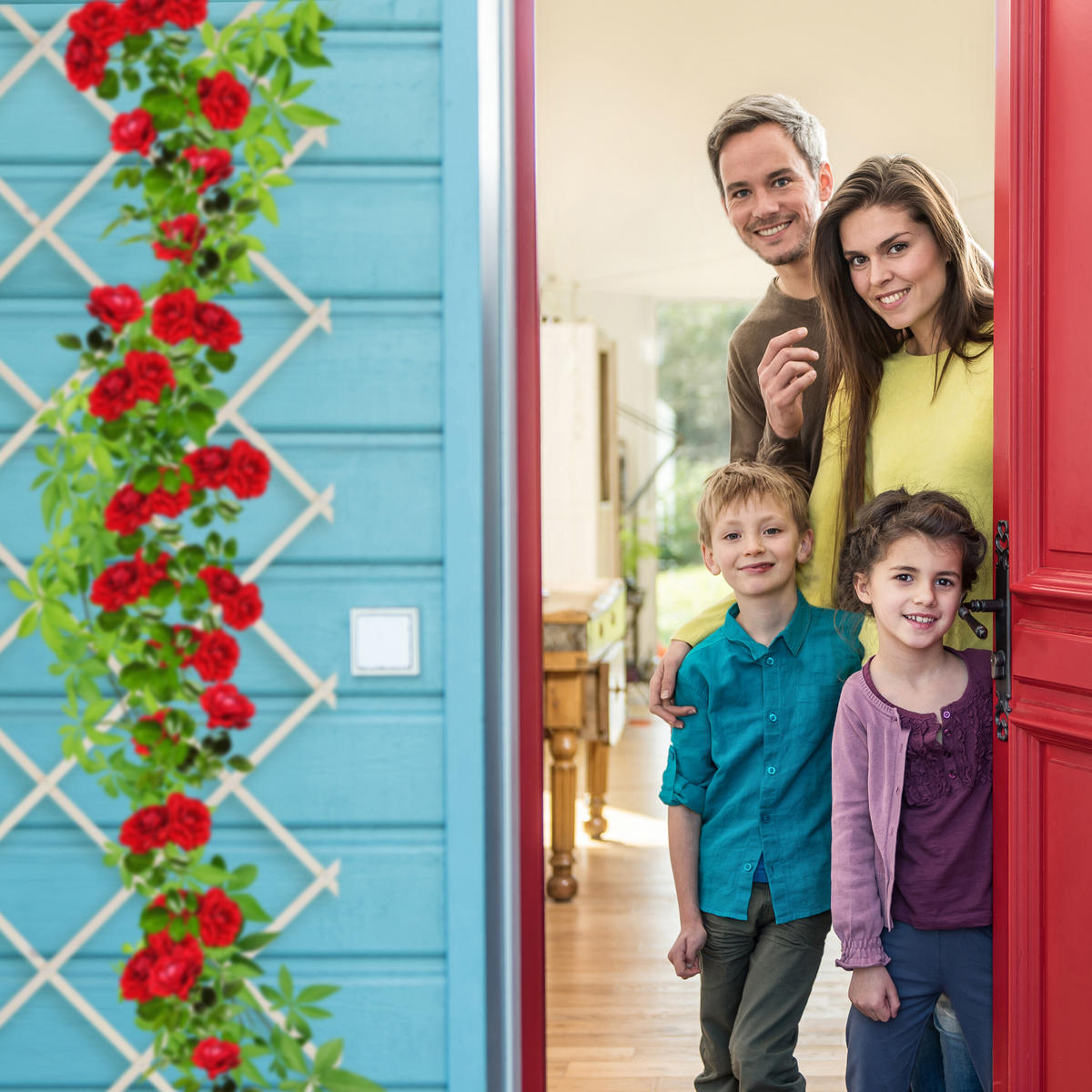 3xRANKGITTER - Weiß, Holz (60/180/1.5cm) - Relaxdays